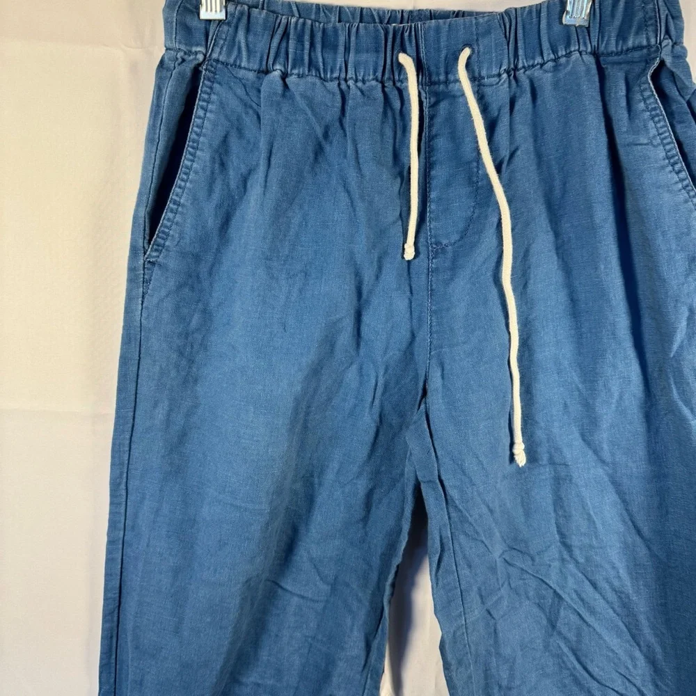 Madewell Classic Indigo Blue Shorewalk Cover-Up Jogger Pants Women's Size XS - Picture 3 of 9